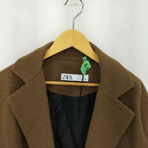 ザラ ZARA ボタンレスコート レディース S