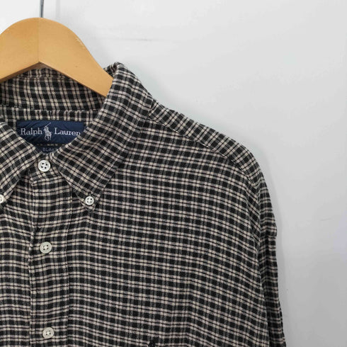ラルフローレン RALPH LAUREN BLAKE ブラックベース ボタンダウンシャツ メンズ import:XL