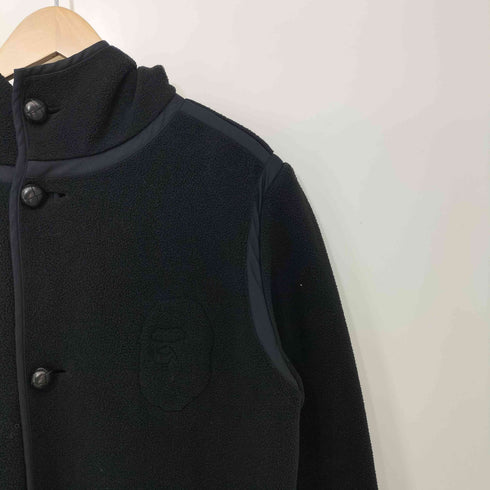 アベイシングエイプ A BATHING APE 00s 初期 胡桃ポタン POLARTEC フリース コート メンズ JPN:M