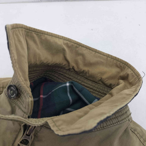 ポロバイラルフローレン Polo by RALPH LAUREN ポニー刺繍 チンストラップ付き 裏地 タータンチェック スイングトップ メンズ import:S