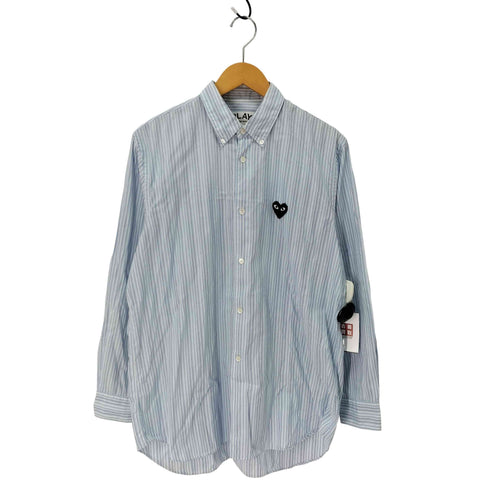 プレイコムデギャルソン PLAY COMME des GARCONS ストライプ ボタンダウンシャツ メンズ JPN:L