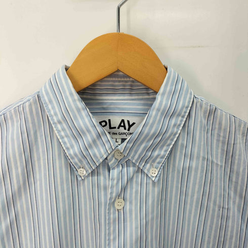 プレイコムデギャルソン PLAY COMME des GARCONS ストライプ ボタンダウンシャツ メンズ JPN:L
