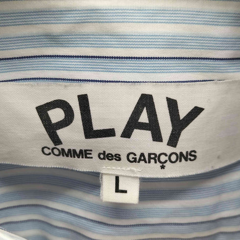 プレイコムデギャルソン PLAY COMME des GARCONS ストライプ ボタンダウンシャツ メンズ JPN:L