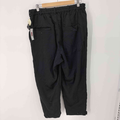 サイトバイヨウジヤマモト syte by Yohji Yamamoto シワ加工 インサイドアウト ワイドテーパード イージーパンツ メンズ JPN:M