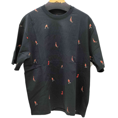 ジョーダンブランド JORDAN BRAND ジョーダン 総柄プリント クルーネック コットン Tシャツ メンズ import:XXL