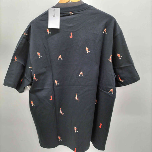 ジョーダンブランド JORDAN BRAND ジョーダン 総柄プリント クルーネック コットン Tシャツ メンズ import:XXL