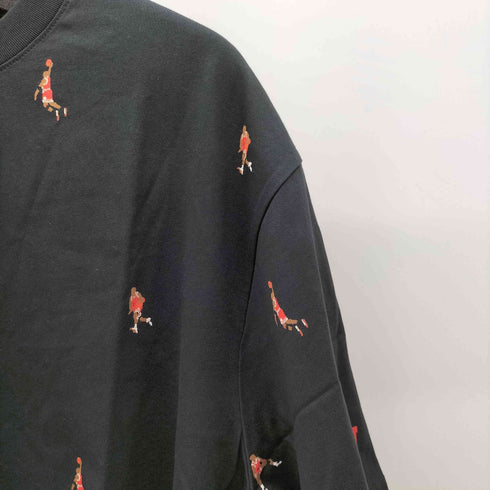 ジョーダンブランド JORDAN BRAND ジョーダン 総柄プリント クルーネック コットン Tシャツ メンズ import:XXL