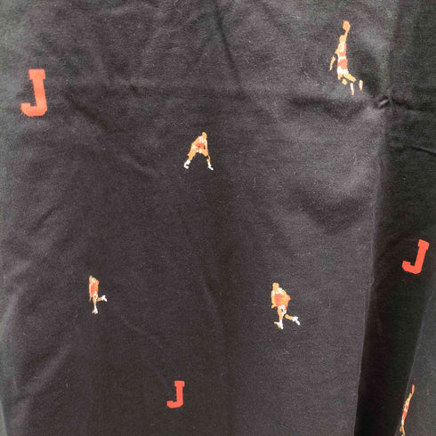ジョーダンブランド JORDAN BRAND ジョーダン 総柄プリント クルーネック コットン Tシャツ メンズ import:XXL