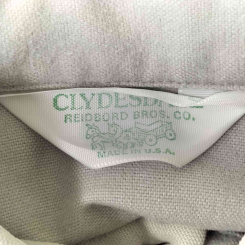 CLYDESDALE 80S USA製 ダブルポケットネルシャツ メンズ