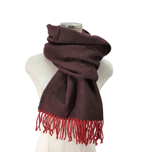 ポールスミス Paul Smith ACCESSORIES 英国製 ウール フリンジ マフラー メンズ