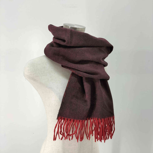 ポールスミス Paul Smith ACCESSORIES 英国製 ウール フリンジ マフラー メンズ