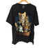 Rock Chang 猫 キャット 両面プリント S/S クルーネック Tシャツ メンズ import:XL