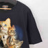 Rock Chang 猫 キャット 両面プリント S/S クルーネック Tシャツ メンズ import:XL