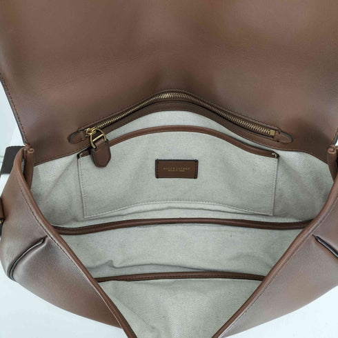 ラルフローレン RALPH LAUREN WELINGTON CALFSKIN OVERSIZE SHOULDER BAG イタリア製 カーフスキン ウェリントン オーバーサイズ ショルダー バッグ レディース