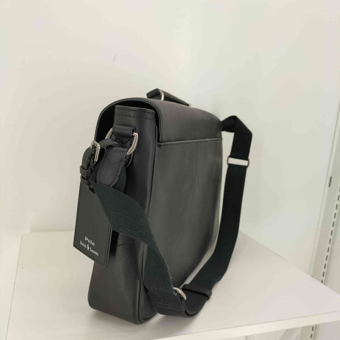 ポロラルフローレン POLO RALPH LAUREN DUFFEL BAG スムースレザー ショルダー バッグ メンズ