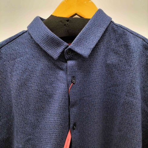 ボスヒューゴボス BOSS HUGO BOSS EXTRA SLIM FIT エクストラスリムフィット レギュラーカラー コットンシャツ メンズ import:XL