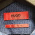 ボスヒューゴボス BOSS HUGO BOSS EXTRA SLIM FIT エクストラスリムフィット レギュラーカラー コットンシャツ メンズ import:XL