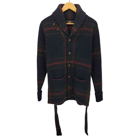 ダブルアールエルラルフローレン RRL RALPH LAUREN BELTED RANCH CARDIGAN SHAWL SWEATER JACKET メンズ import:S