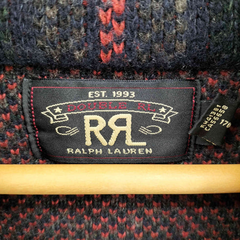 ダブルアールエルラルフローレン RRL RALPH LAUREN BELTED RANCH CARDIGAN SHAWL SWEATER JACKET メンズ import:S