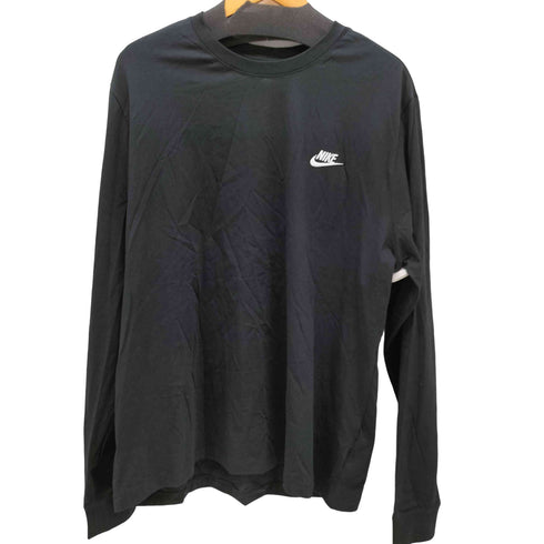 ナイキ NIKE クルーネック ロゴ刺繍 ロングスリーブ Tシャツ メンズ 3XL