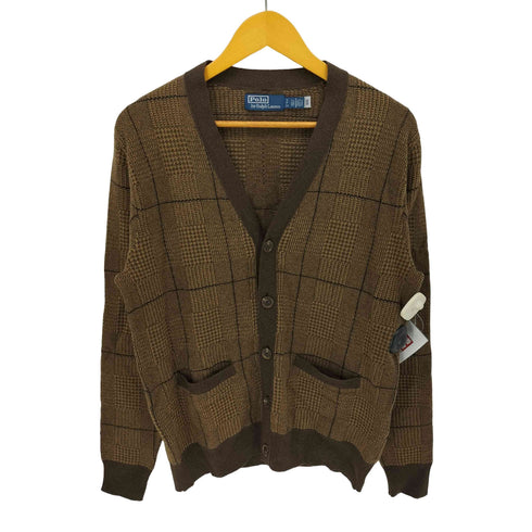 ポロバイラルフローレン Polo by RALPH LAUREN GLEN プラッド ウール カーディガン メンズ import:S