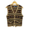 ポロバイラルフローレン Polo by RALPH LAUREN Wool Fair Isle Button-Up Vest フェアアイル 柄 ウール ニット ベスト メンズ import:S