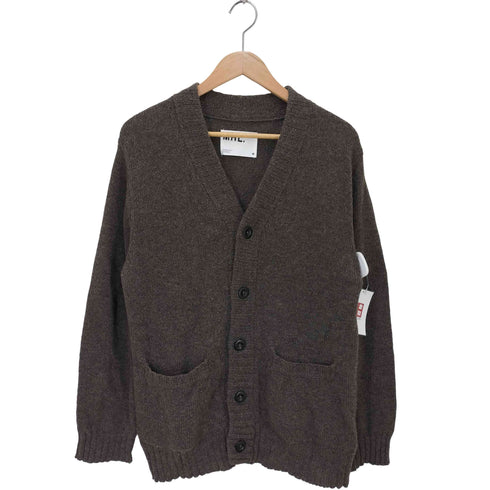 エムエイチエル MHL. FINE SHETLAND CARDIGAN ウールカーディガン メンズ JPN:M