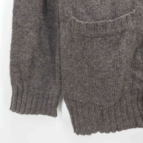 エムエイチエル MHL. FINE SHETLAND CARDIGAN ウールカーディガン メンズ JPN:M