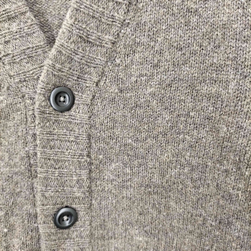 エムエイチエル MHL. FINE SHETLAND CARDIGAN ウールカーディガン メンズ JPN:M