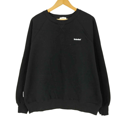 BrokenBase ロゴ刺繍 裏起毛 クルーネックスウェット メンズ JPN:M