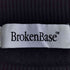 BrokenBase ロゴ刺繍 裏起毛 クルーネックスウェット メンズ JPN:M