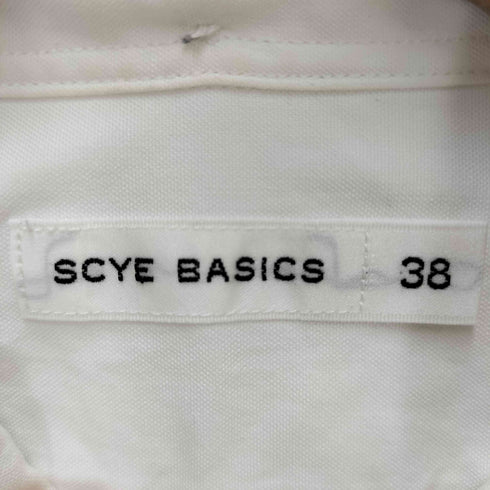 サイベーシックス SCYE BASICS ワンポイント刺繍 ボタンダウン長袖シャツ メンズ US:38