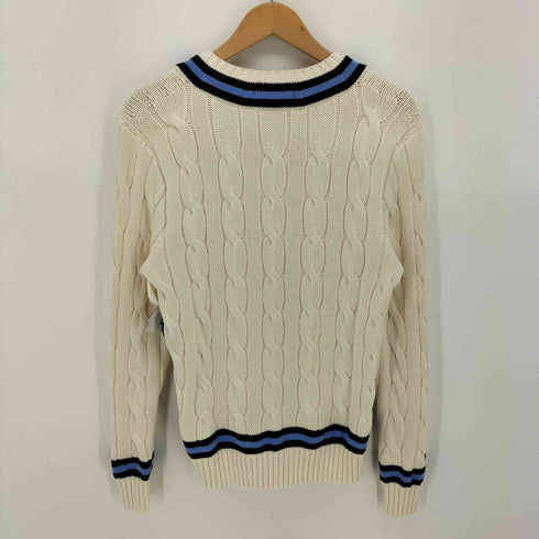 ポロバイラルフローレン Polo by RALPH LAUREN アイコニック クリケット セーター Vネック チルデン ケーブル ニット メンズ import:S