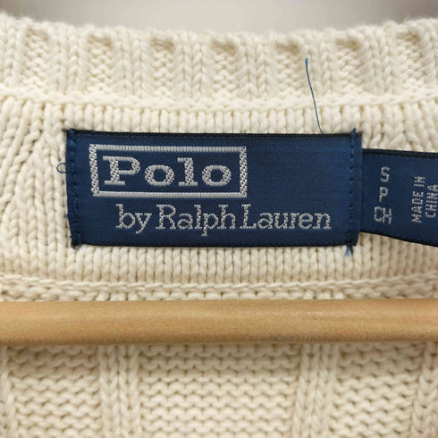 ポロバイラルフローレン Polo by RALPH LAUREN アイコニック クリケット セーター Vネック チルデン ケーブル ニット メンズ import:S