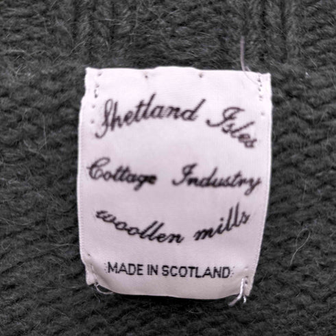 SHETLAND ISLES WOOLLEN MILLS アルパカ混 ウールニット メンズ US:36