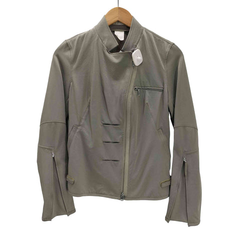 MARGINAL GLAMOR 00S Y2K ギミック デザイン シャイニー ダブル ライダース ジャケット 短丈 レディース