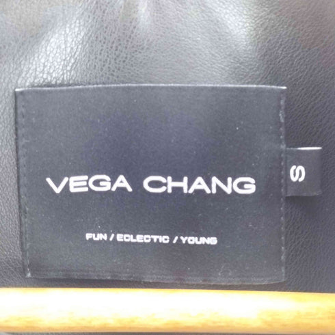 VEGA CHANG フェイクレザー ジャケット レディース import:S