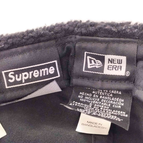 シュプリーム Supreme 22AW NewEra Leather Earflap Box Logo メンズ 8 (63.5cm)