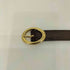 BISOWN LIZARD OVAL BELT メンズ