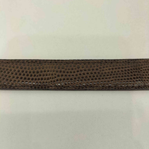 BISOWN LIZARD OVAL BELT メンズ