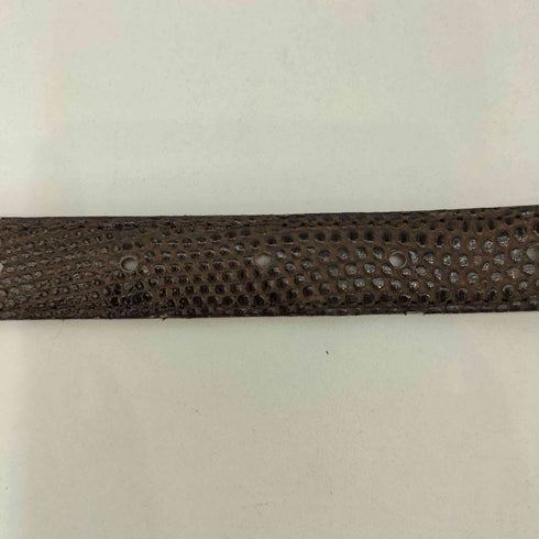 BISOWN LIZARD OVAL BELT メンズ