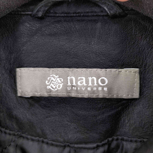 ナノユニバース NANO universe シングルライダースジャケット メンズ JPN:L