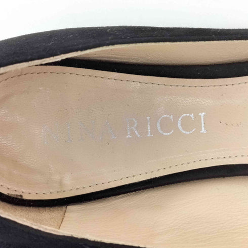 ニナリッチ NINA RICCI スエード フラットパンプス レディース JPN:36