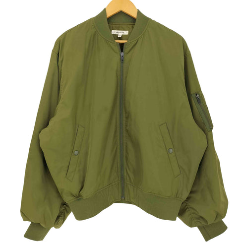 マウジー moussy 袖ギャザー MA-1 フライトジャケット レディース FREE
