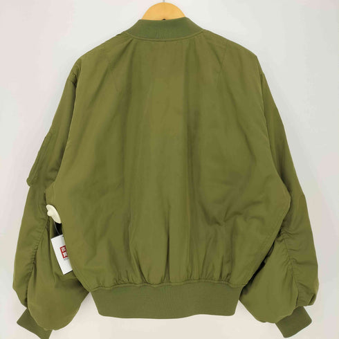 マウジー moussy 袖ギャザー MA-1 フライトジャケット レディース FREE