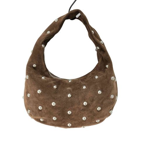クラネ CLANE MOON SUEDE STUDS BAG ムーン スエード スタッズ バッグ レディース ONE SIZE