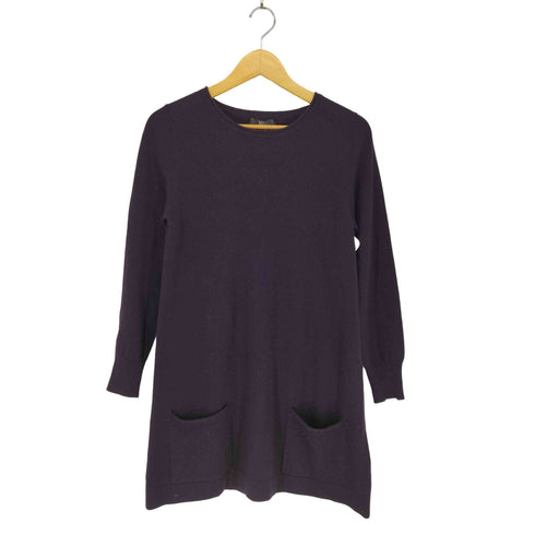 MEG EXCHANGE pure cashmere フロントポケットニット import レディース M