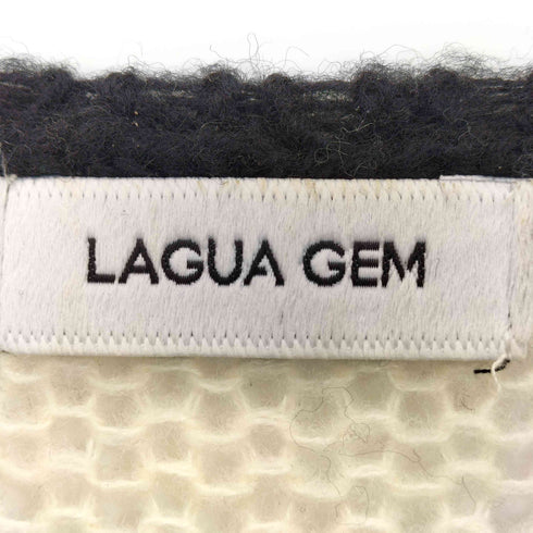 ラグアジェム LAGUA GEM 23ss DAMAGE BORDER KNIT ダメージ ボーダー ニット レディース FREE