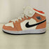 ジョーダンブランド JORDAN BRAND GS Air Jordan 1 Mid Orange Suede メンズ JPN:25