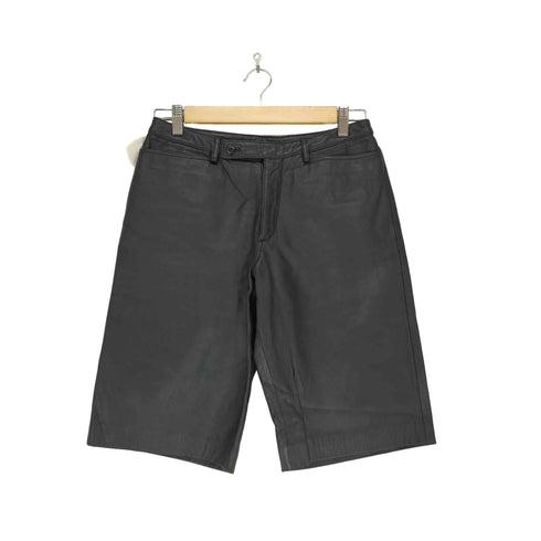 captious person lamb leather ラムレザーショーツ レディース